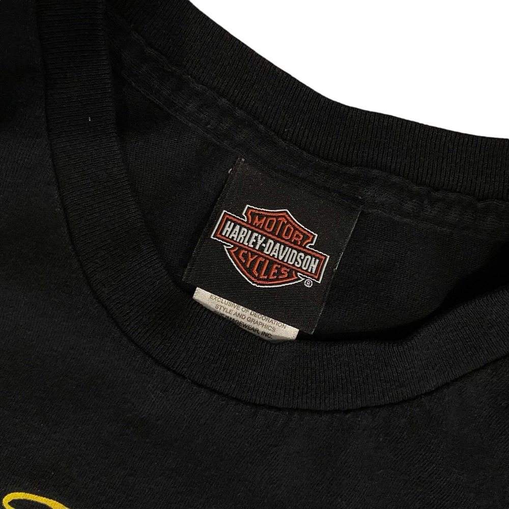 Harley Davidson Ride Australia Down Under T-Shirt Black XL Cairns Magic READ - Picture 3 of 9